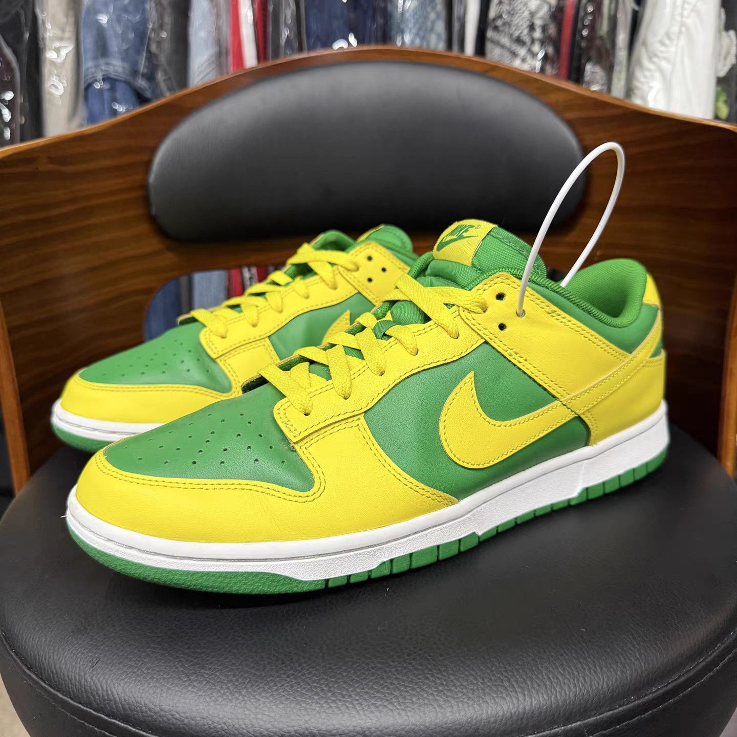 Nike Nike Dunk Low Reverse Brazil Green & Yellow K15 Size US 11.5 / EU 44-45 - 1 Thumbnail
