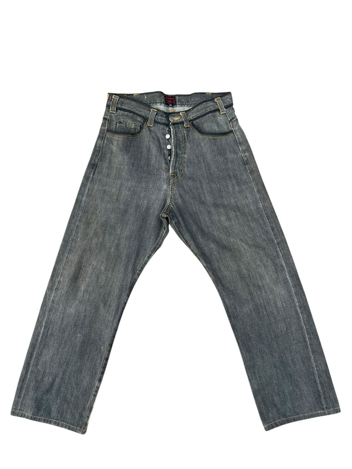 Japanese Brand Crimie Japan Redline Selvedge Waxed Denim Jeans Size US 32 / EU 48 - 1 Thumbnail