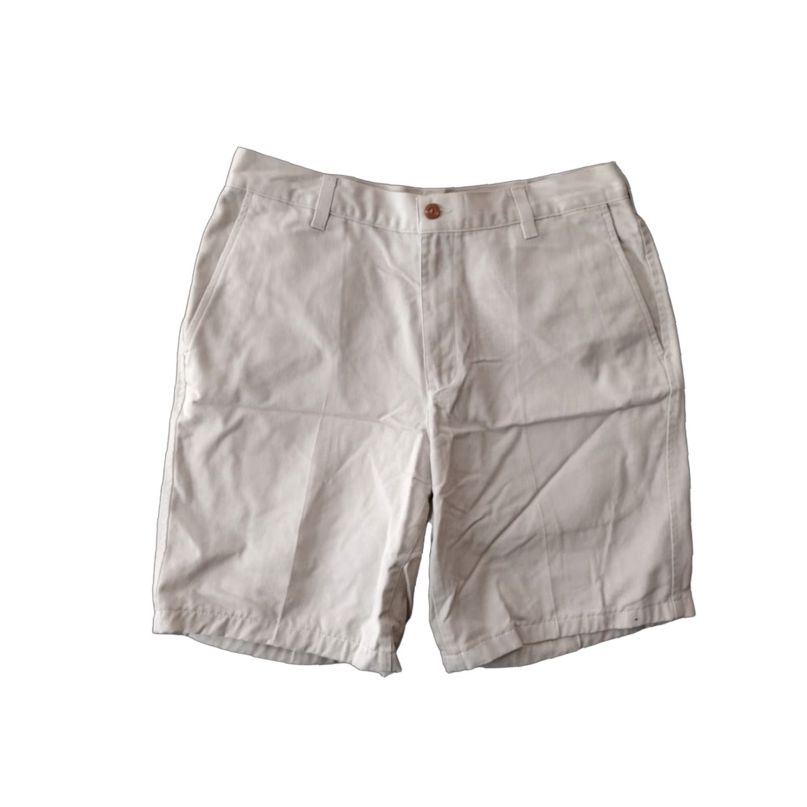 Farah FARAH Chino Shorts Shirt 30W Tan Women 90s Casual 4-Pocket Slit Pockets Mid Rise Cotton Spandex Beachwear? Size 30" / US 8 / IT 44 - 1 Thumbnail
