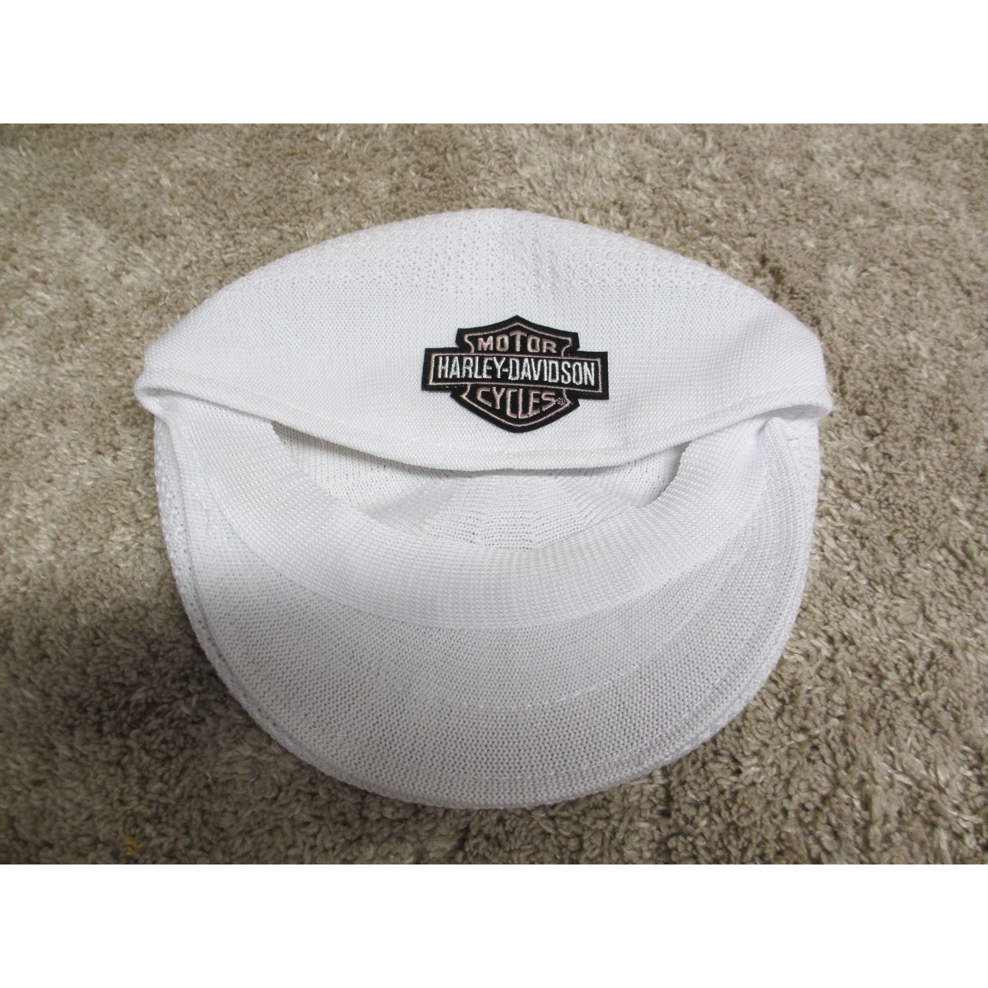 Harley Davidson Harley-Davidson White Knit Skull Cap Size ONE SIZE - 1 Thumbnail