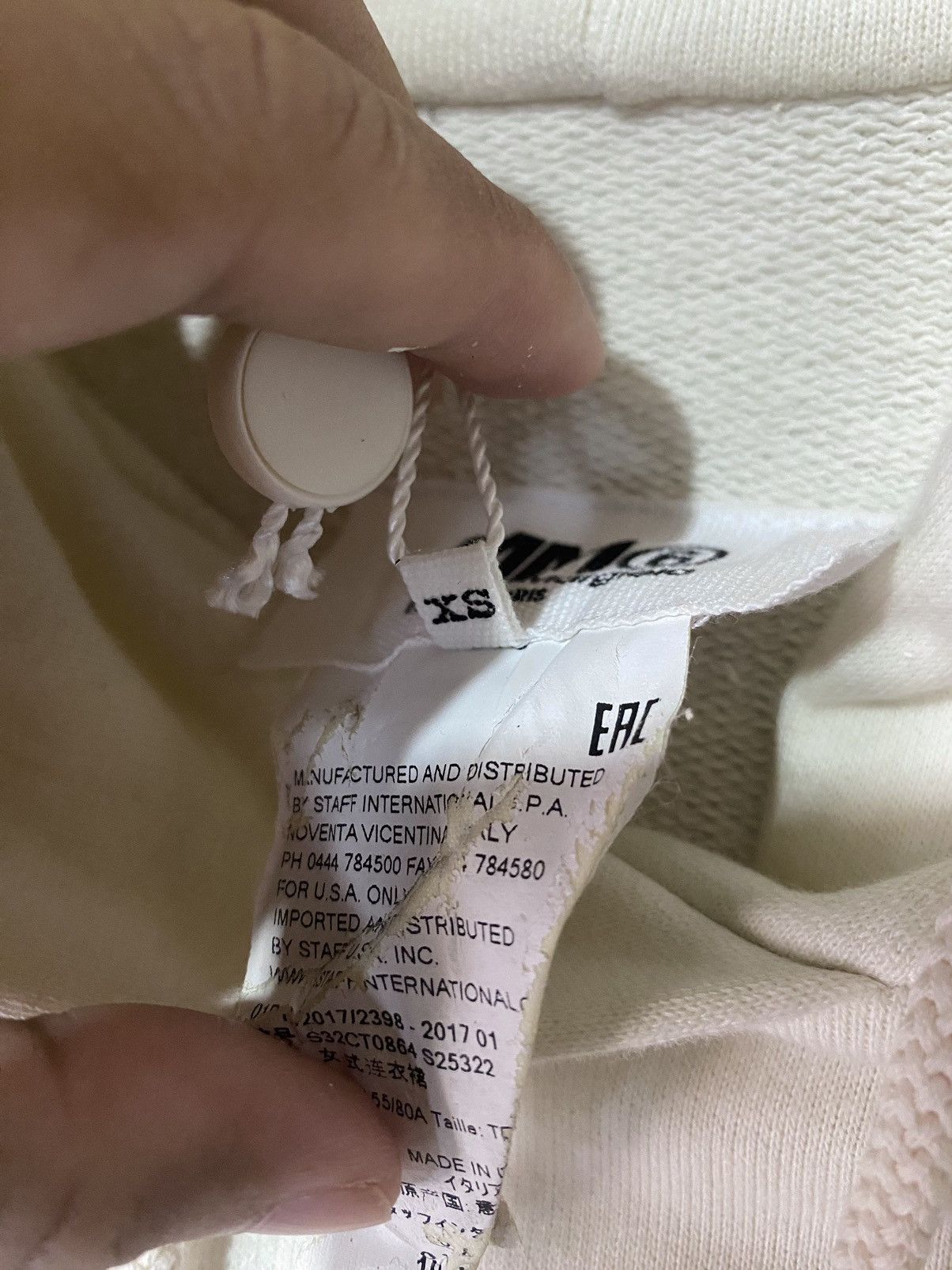 Maison Margiela MM6 20th anniversary hoodie Size US XS / EU 42 / 0 - 9 Thumbnail
