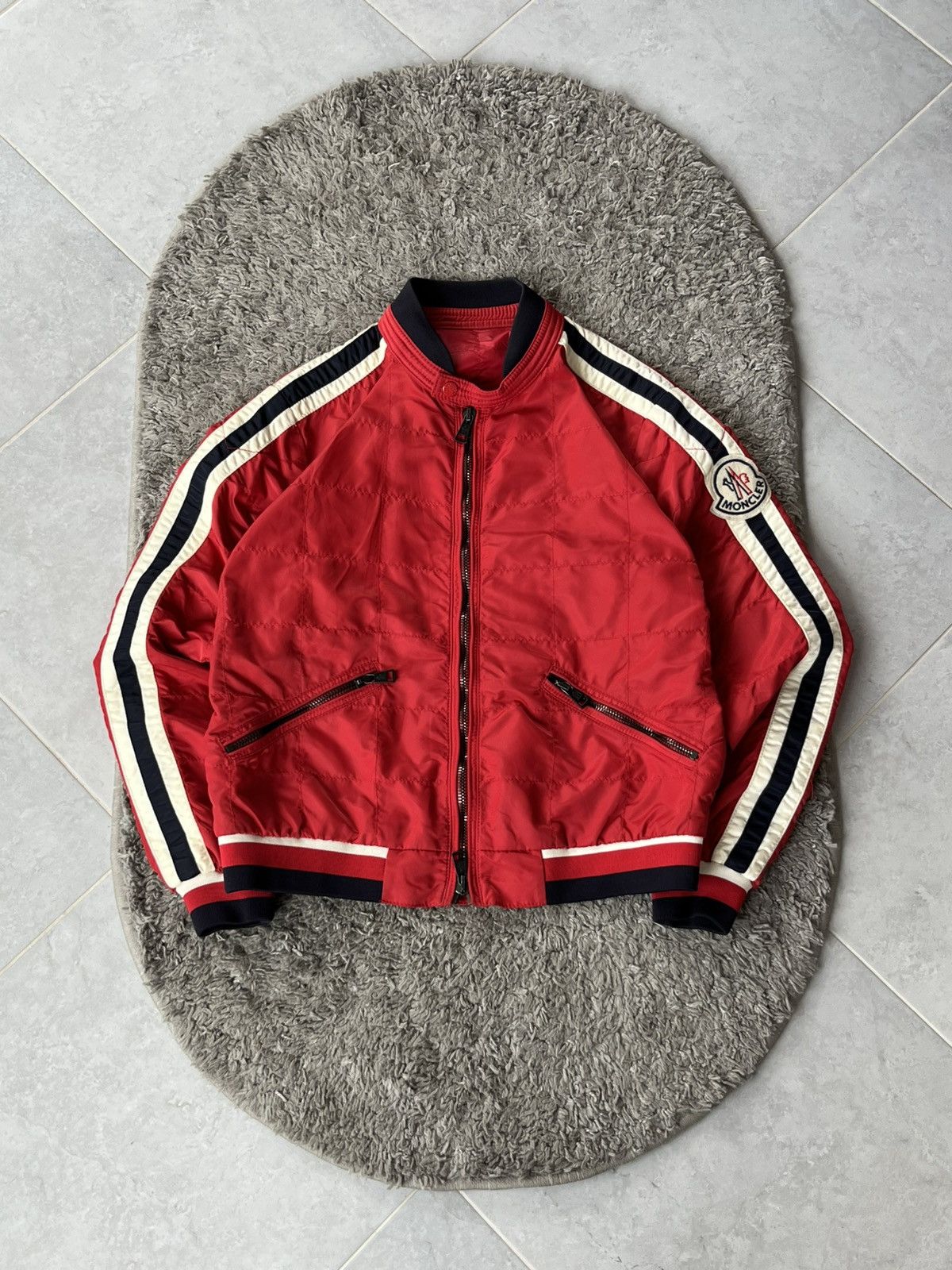 Moncler Vintage Luxury Light Jacket Moncler Canvas Big logo ❗️ Size US M / EU 48-50 / 2 - 1 Thumbnail