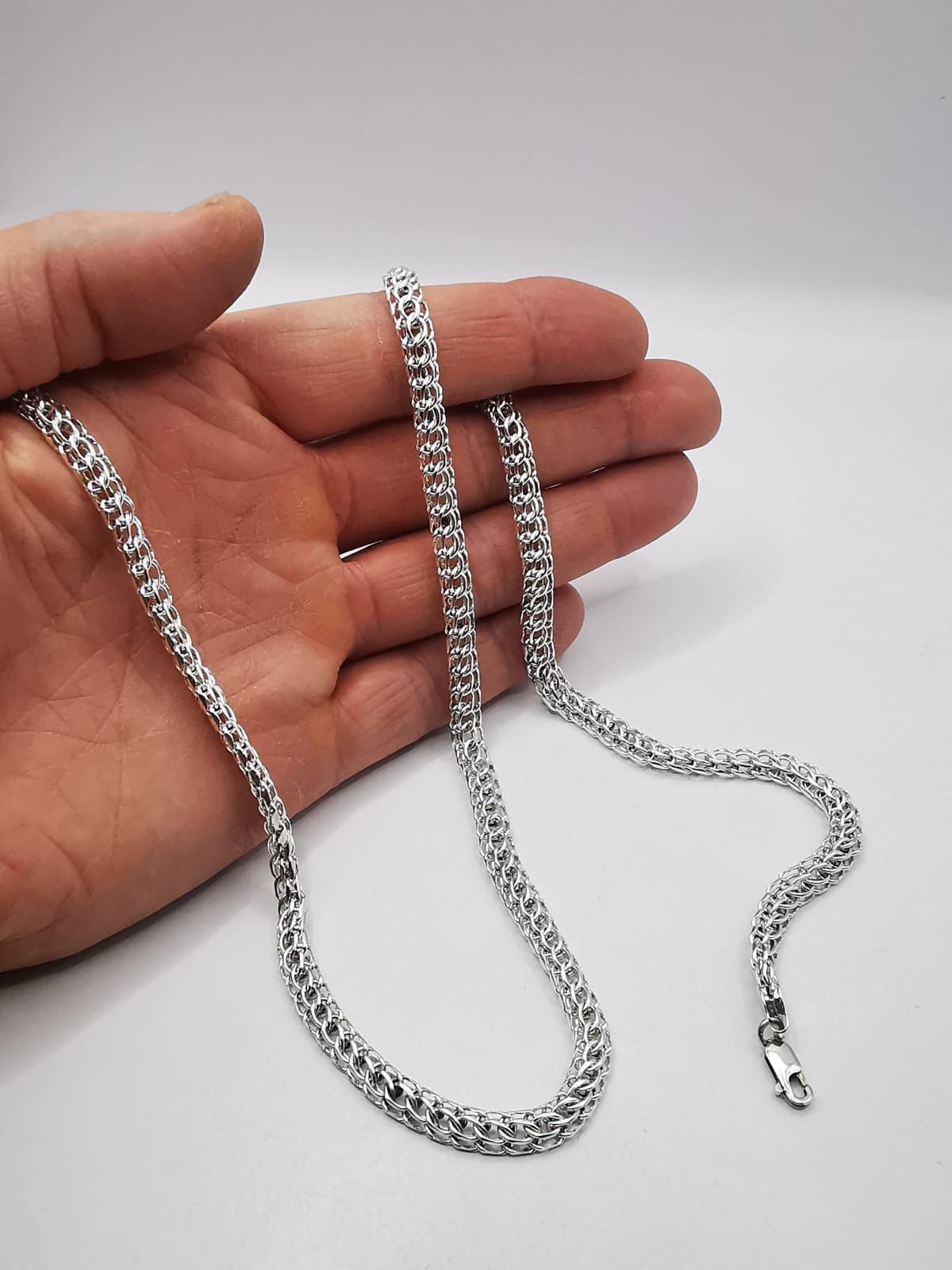 Sterling Silver × Vintage Vintage Jewelry Chain, 925 Sterling Silver, Signed 34.76g Size ONE SIZE - 3 Thumbnail