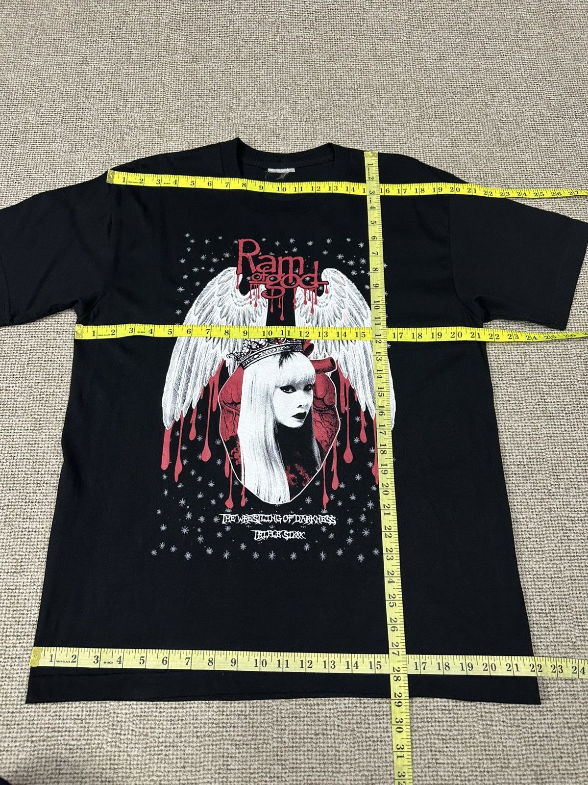 Punk and Yo Ram of God Triple Six The Wrestling Punk Tshirt A985 Size US L / EU 52-54 / 3 - 5 Thumbnail