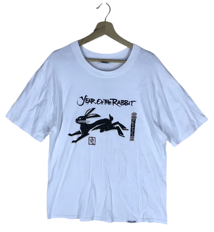 Vintage Vintage 90’s Crazy Shirt Year Of The Rabbit Tshirts Size US M / EU 48-50 / 2 - 1 Thumbnail