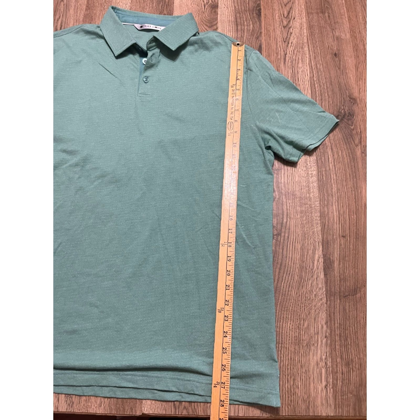 Vintage Black Clover Polo Shirt Men L Green Short Sleeve Button Collar Logo Sport Modern Casual Regular Shirt Size US L / EU 52-54 / 3 - 7 Thumbnail