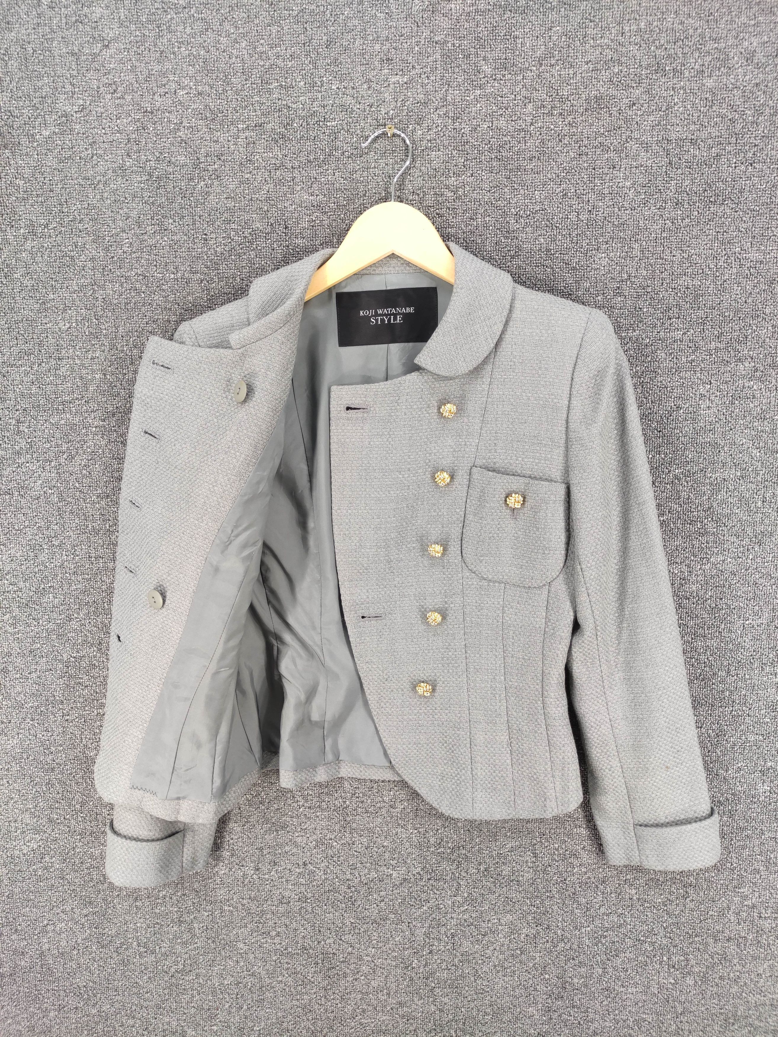 Japanese Brand Vintage Koji Watanabe Style Wool Jacket Size XS / US 0-2 / IT 36-38 - 5 Thumbnail