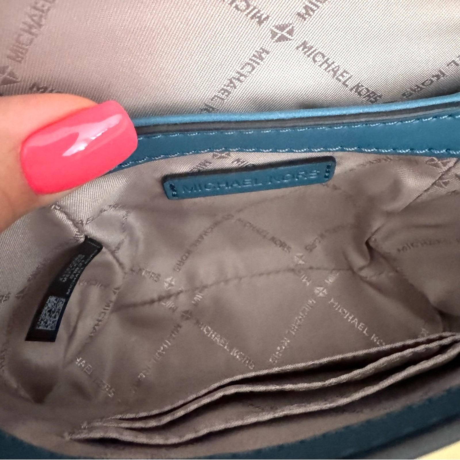 Michael Kors NWT! MICHAEL KORS Cece Teal Handbag, Small, MSRP.$448 Size ONE SIZE - 14 Thumbnail