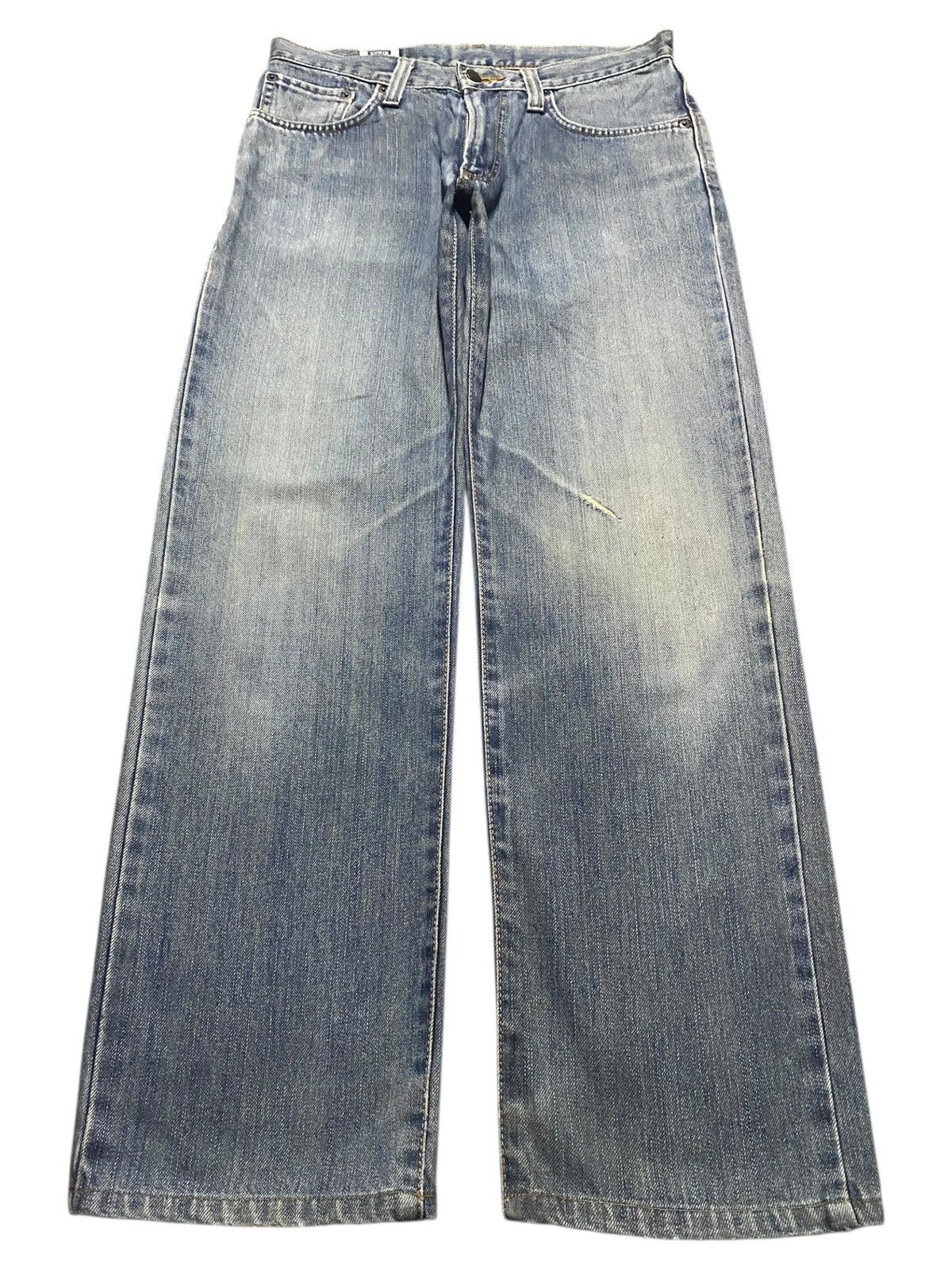 Edwin Vintage Japanese Brand Edwin 404 Distressed Loose Jeans Size US 32 / EU 48 - 1 Thumbnail