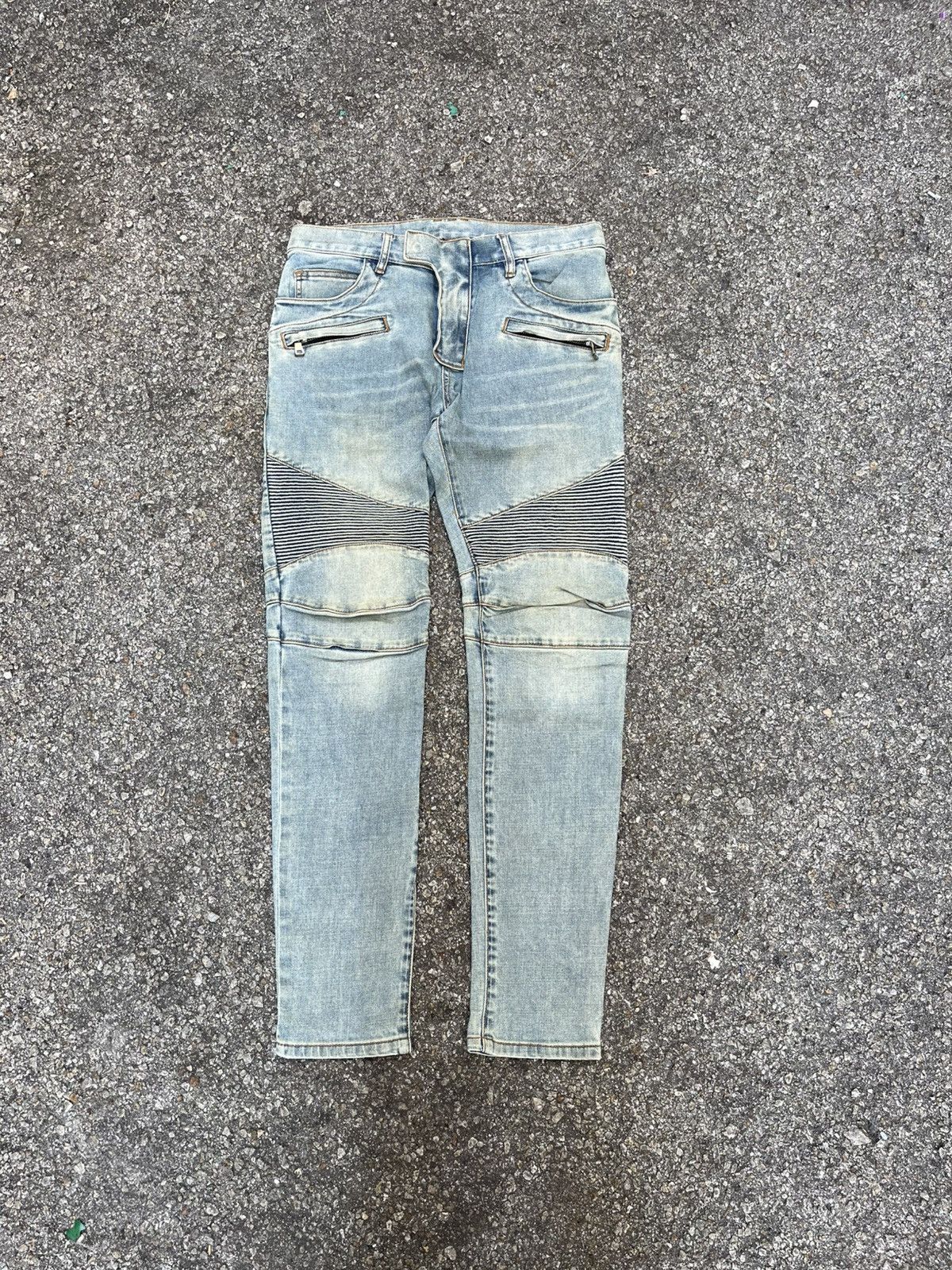 Balmain Balmain Biker Jeans Size US 30 / EU 46 - 1 Thumbnail