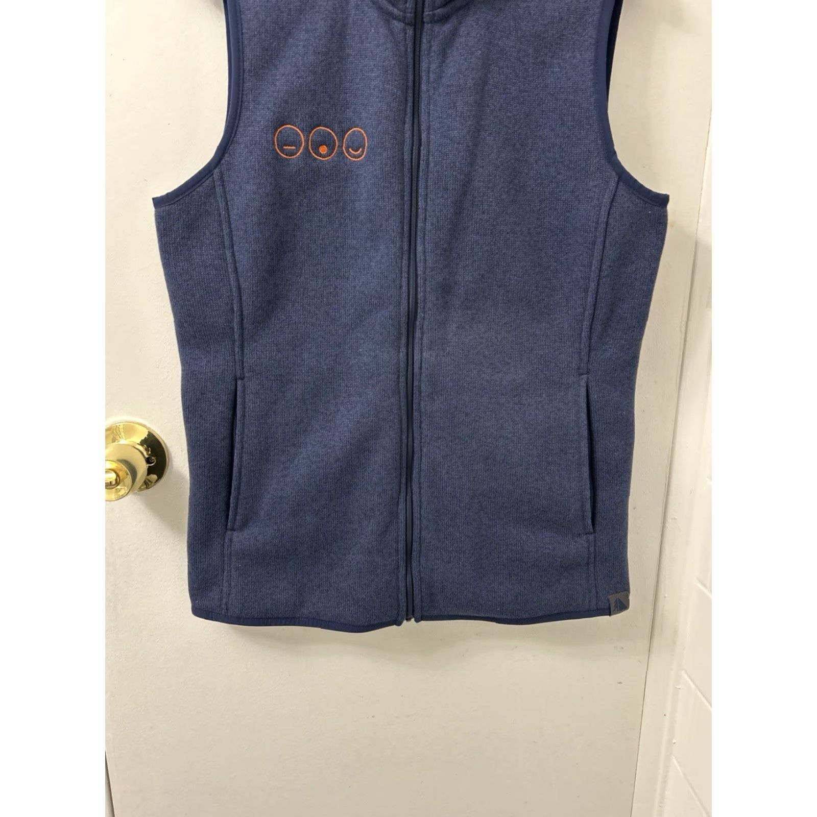 Vintage L.L. Bean Vest Womens Size S Navy Blue Full Zip Pockets Fleece Size S / US 4 / IT 40 - 3 Thumbnail