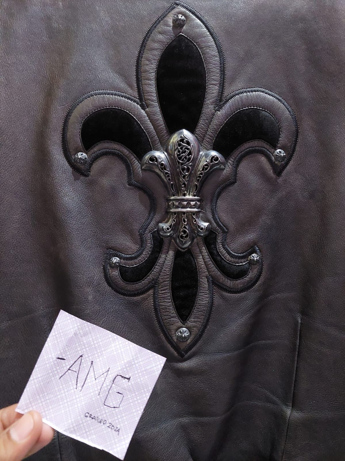 Chrome Hearts × Vintage Delete Today ❗ Chrome Hearts Fleur De Lis Leather Jacket Size US XL / EU 56 / 4 - 15 Thumbnail