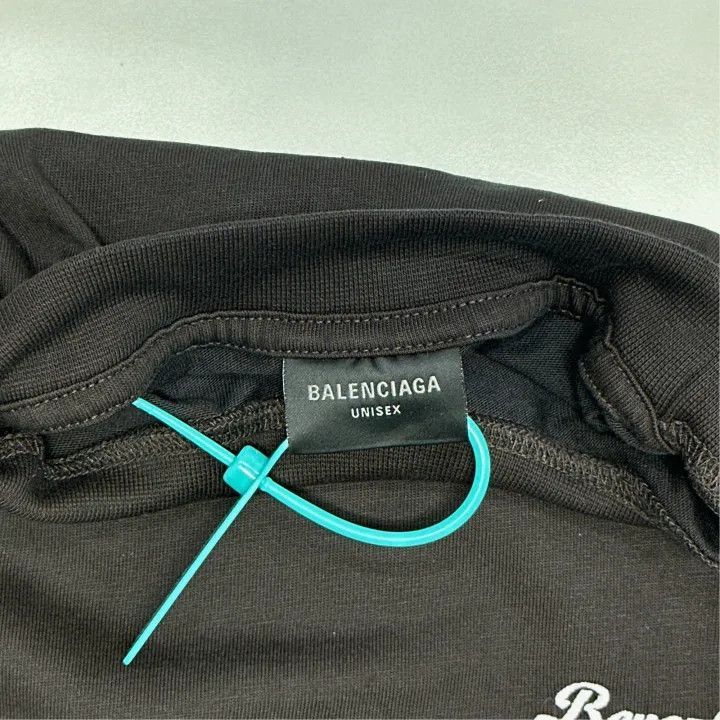Balenciaga Balenciaga Balenciaga Black Letter Print Short Sleeve TShi Size US M / EU 48-50 / 2 - 4 Thumbnail