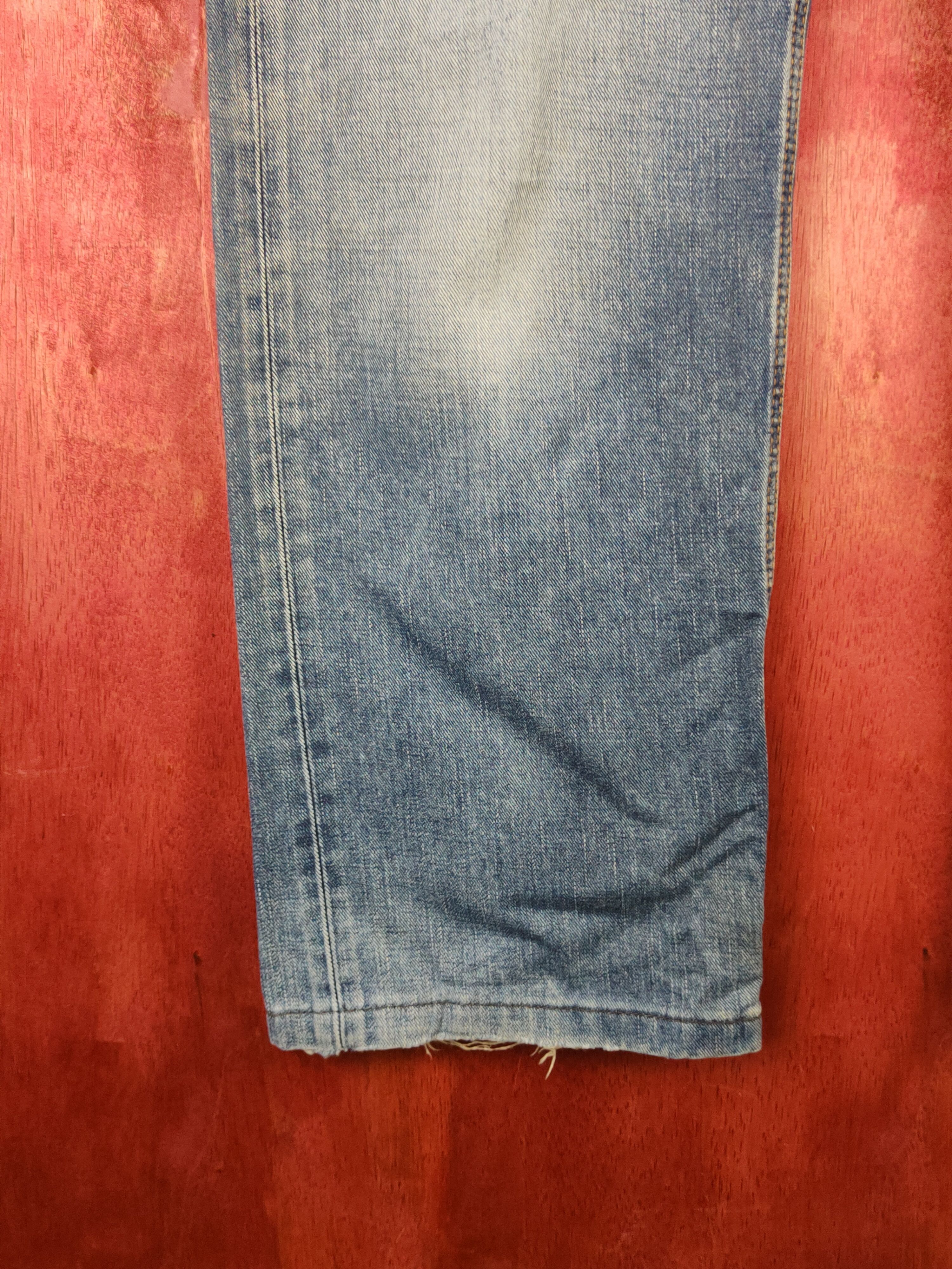 Edwin Edwin Blue Faded Distressed Ripped Jeans #S1662 Size US 36 / EU 52 - 4 Thumbnail