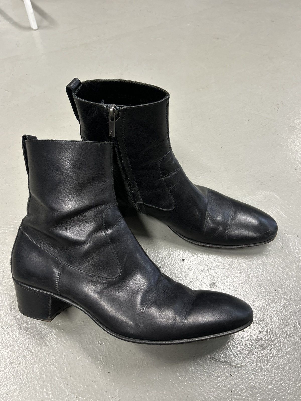 Hedi Slimane Saint Laurent Wyatt Boots nero 41.5