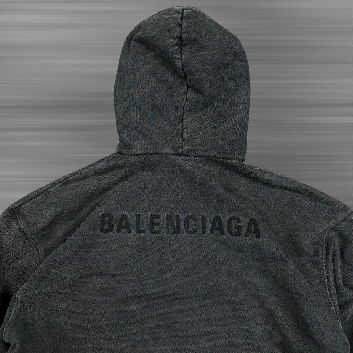 Balenciaga Balenciaga Washed Big Logo Hoodie Size US XS / EU 42 / 0 - 6 Thumbnail