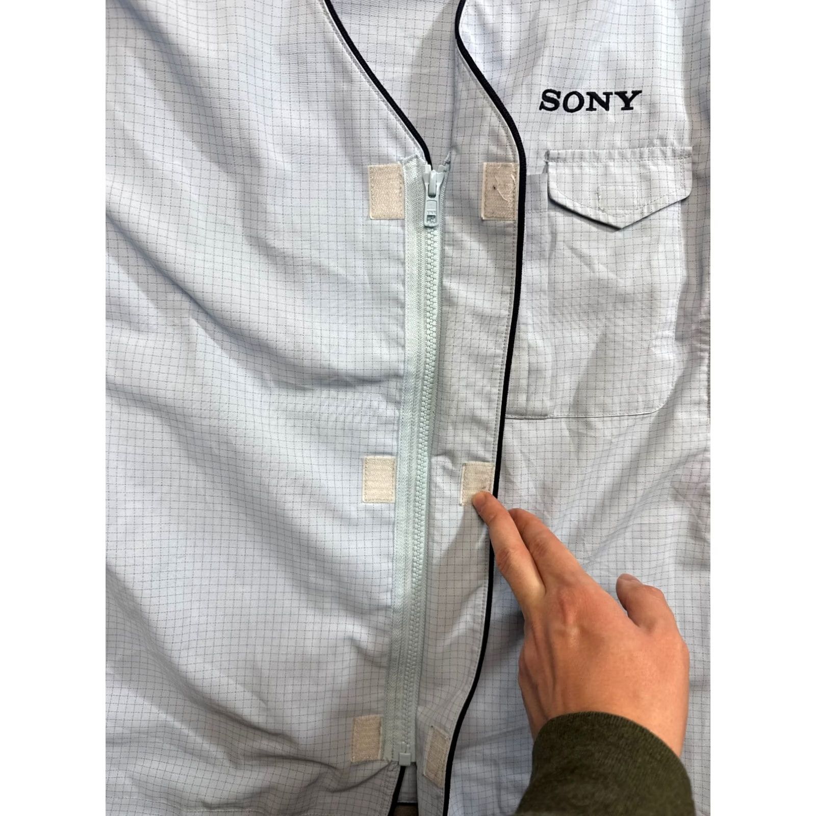 Sony VINTAGE Sony blue Uniform Jacket Mens 3L Bomber Jacket Shirt Regular Size 3L Navy Mens Size US S / EU 44-46 / 1 - 5 Thumbnail