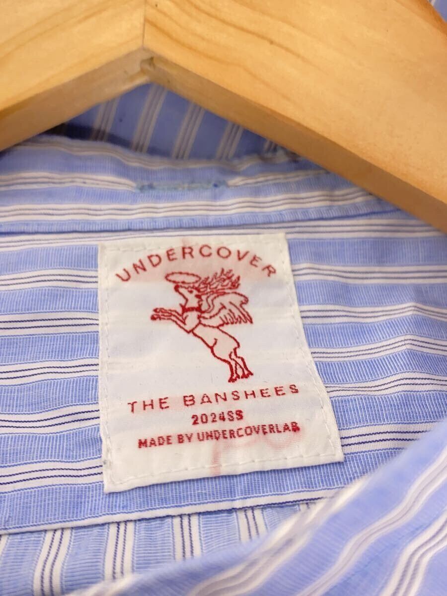 Undercover Undercover Stripe Cotton Short Sleeve Shirt Blue Size US L / EU 52-54 / 3 - 3 Thumbnail
