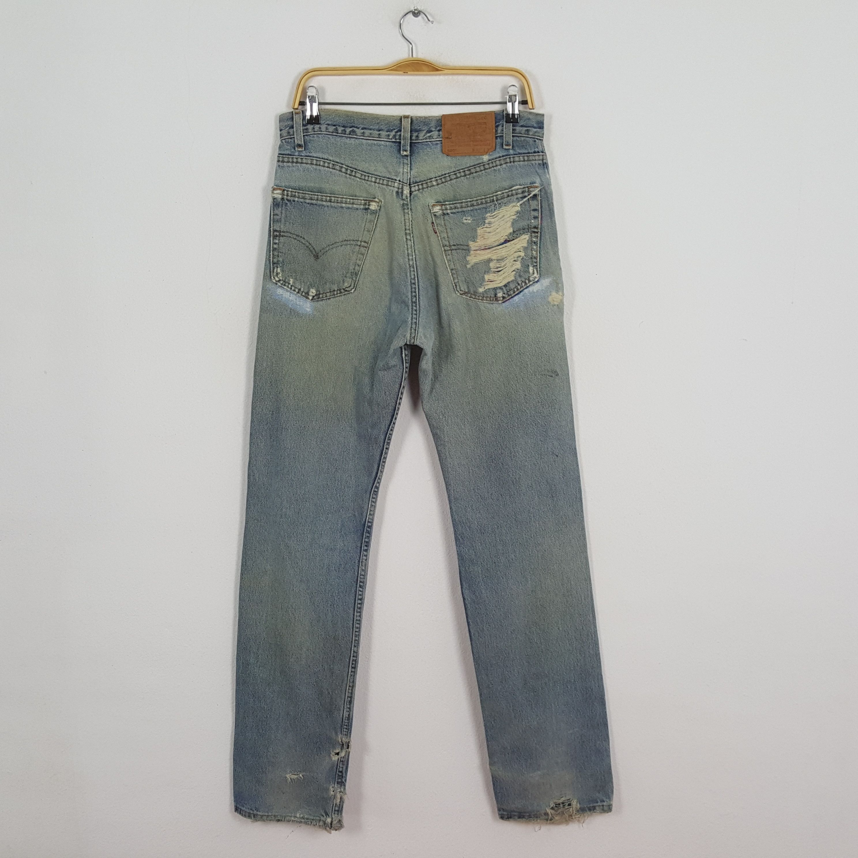 Levi's × Levi's Vintage Clothing × Vintage Vintage LEVI'S Kurt Cobain Distressed Style Jeans Size US 32 / EU 48 - 4 Thumbnail
