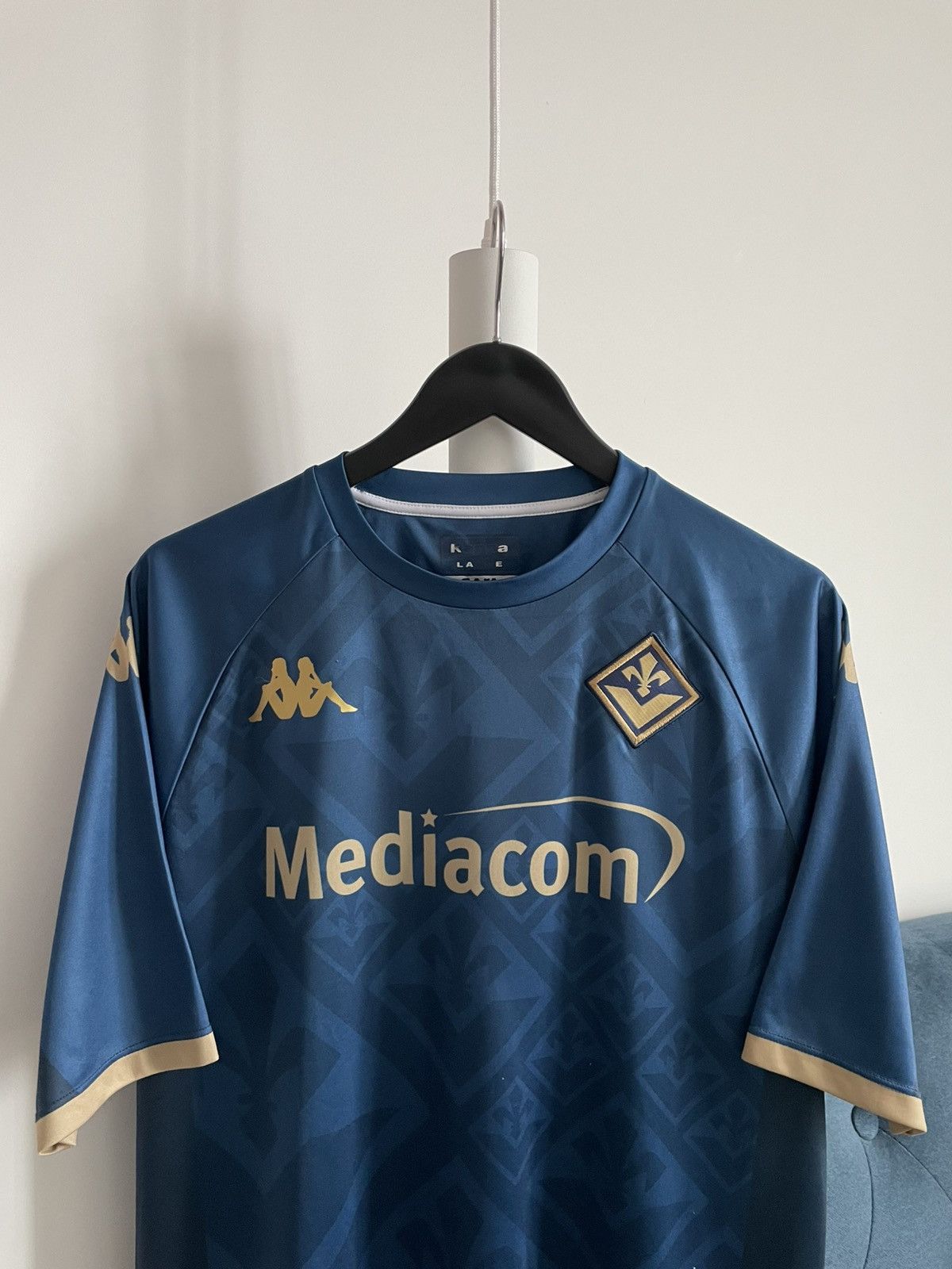 Kappa Kappa Fiorentina 2022/2023 Third Football Shirt Jersey RARE Size US L / EU 52-54 / 3 - 2 Thumbnail