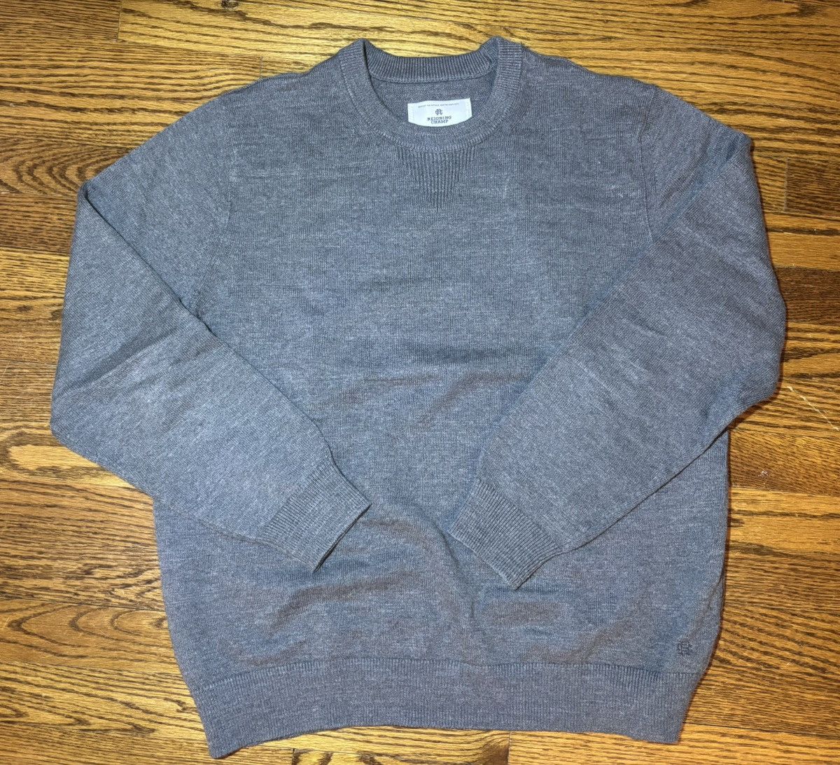 Reigning Champ Reigning Champ Slub Laurel Crewneck | Heather Carbon | L Size US L / EU 52-54 / 3 - 1 Thumbnail