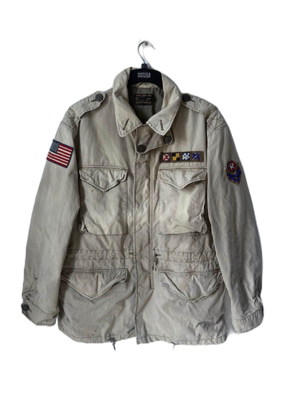RRL Ralph Lauren POLO RALPH LAUREN FIELD JACKET DISTRESS M1943 DISTRESS STYLE Size US L / EU 52-54 / 3 - 1 Thumbnail