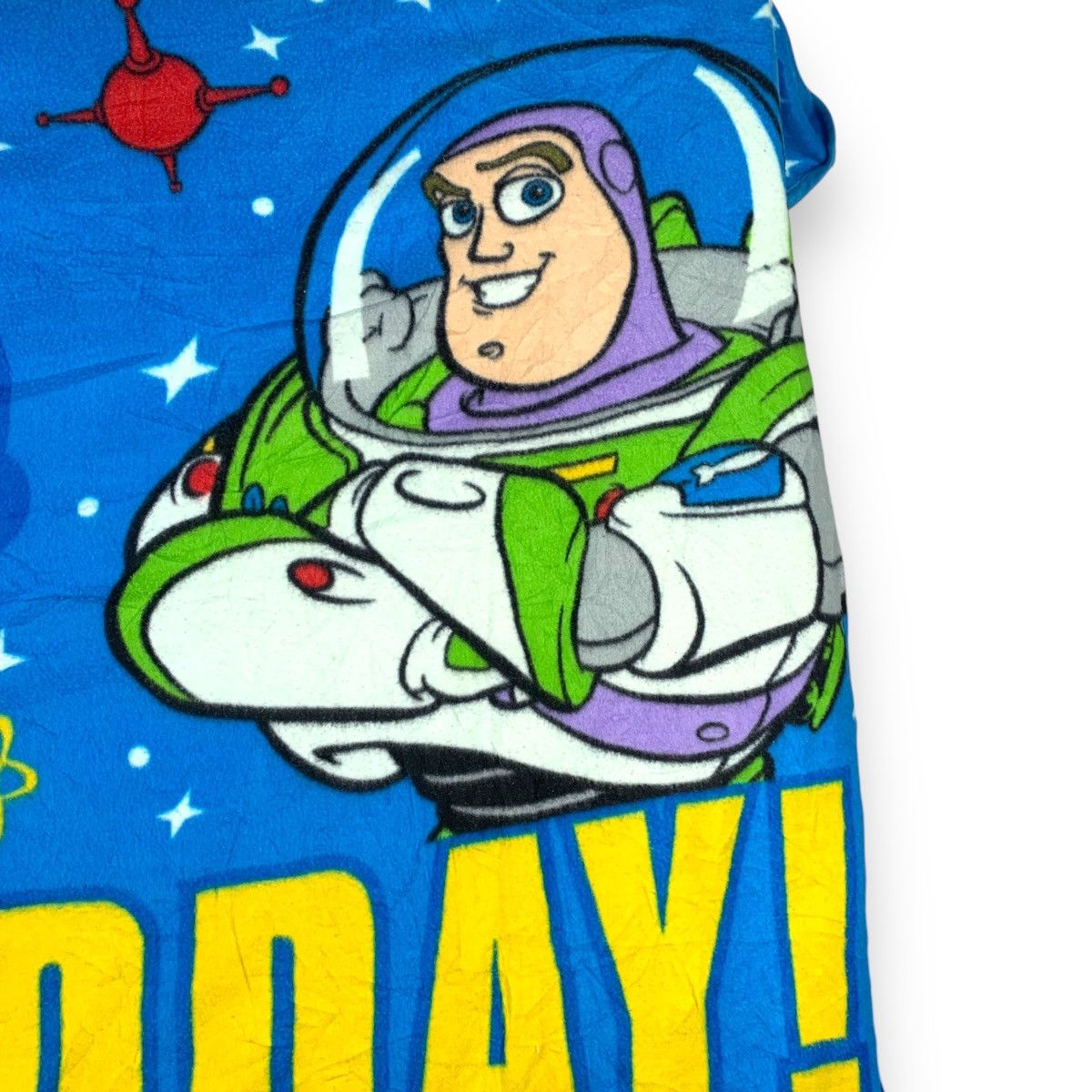 Disney Vintage DISNEY PIXAR BUZZ LIGHTYEAR Fleece Blanket Join Size ONE SIZE - 3 Thumbnail