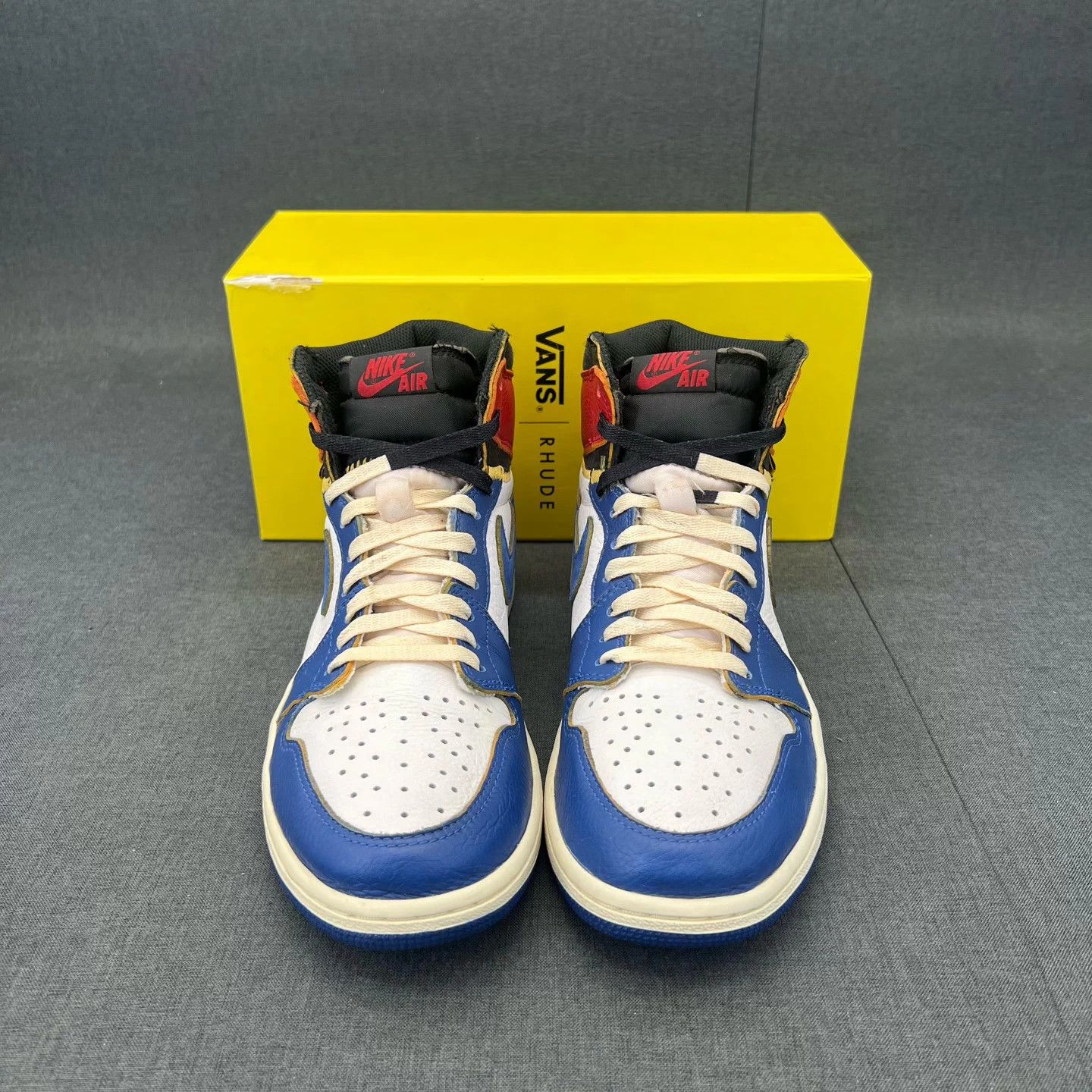 Nike Air Jordan 1 x Union Blue 42.5 Mint (Box included) Size US 9.5 / EU 42-43 - 4 Thumbnail
