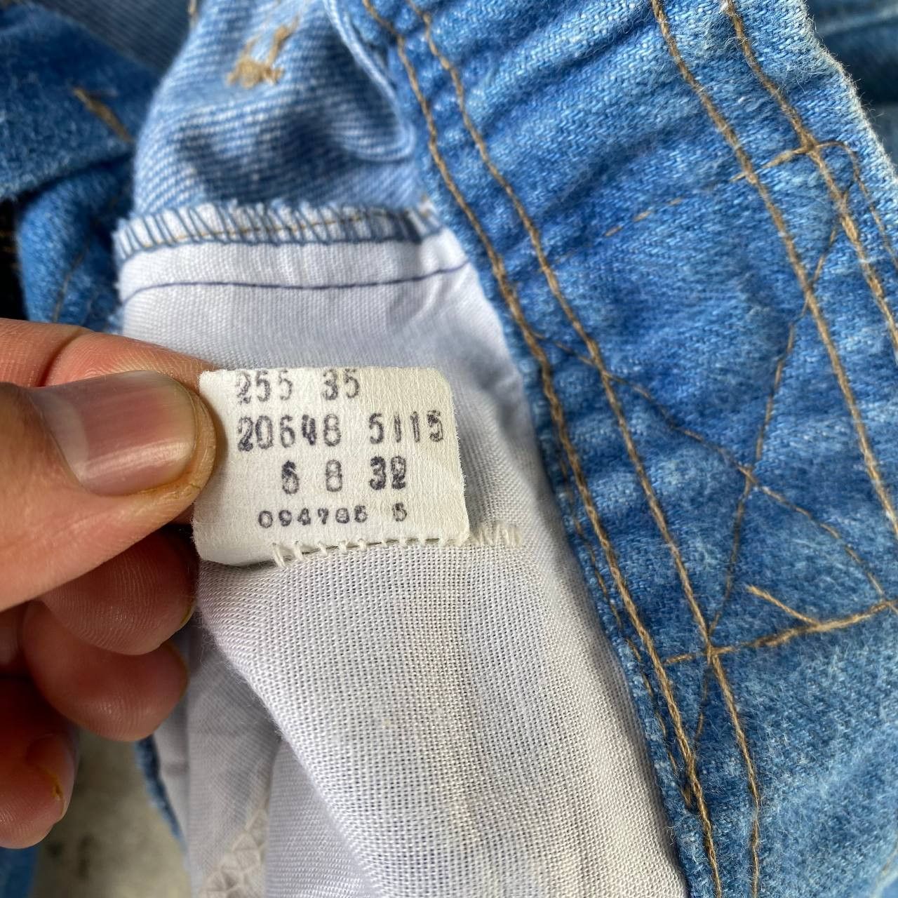 Levi's Vintage Clothing RARE 70S LEVIS 648 FLARE DENIM ORANGE TAG ZIP TALON Size US 29 - 13 Thumbnail