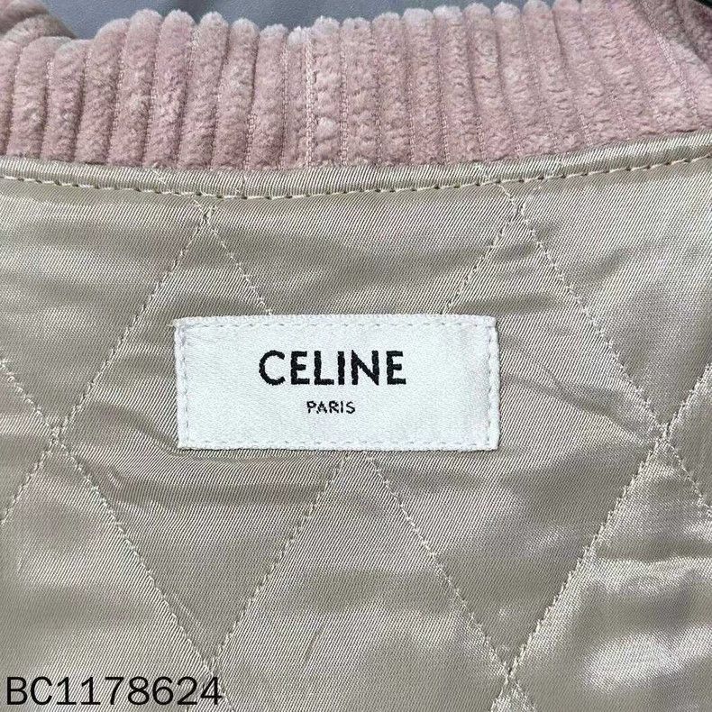 Celine Pink Corduroy Jacket by Celine Size US M / EU 48-50 / 2 - 5 Thumbnail