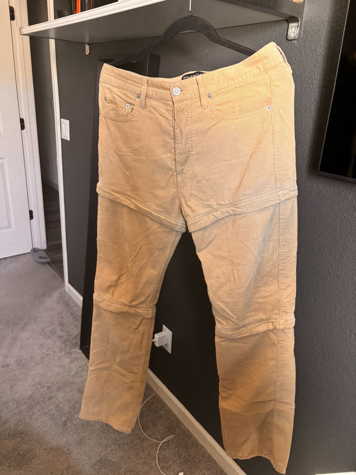 パンツ 2002SS BALENCIAGA CORDUROY PANTS BALENCIAGA Corduroy Pants Sz EUR 38 Sage Green Zip Ankles | eBay