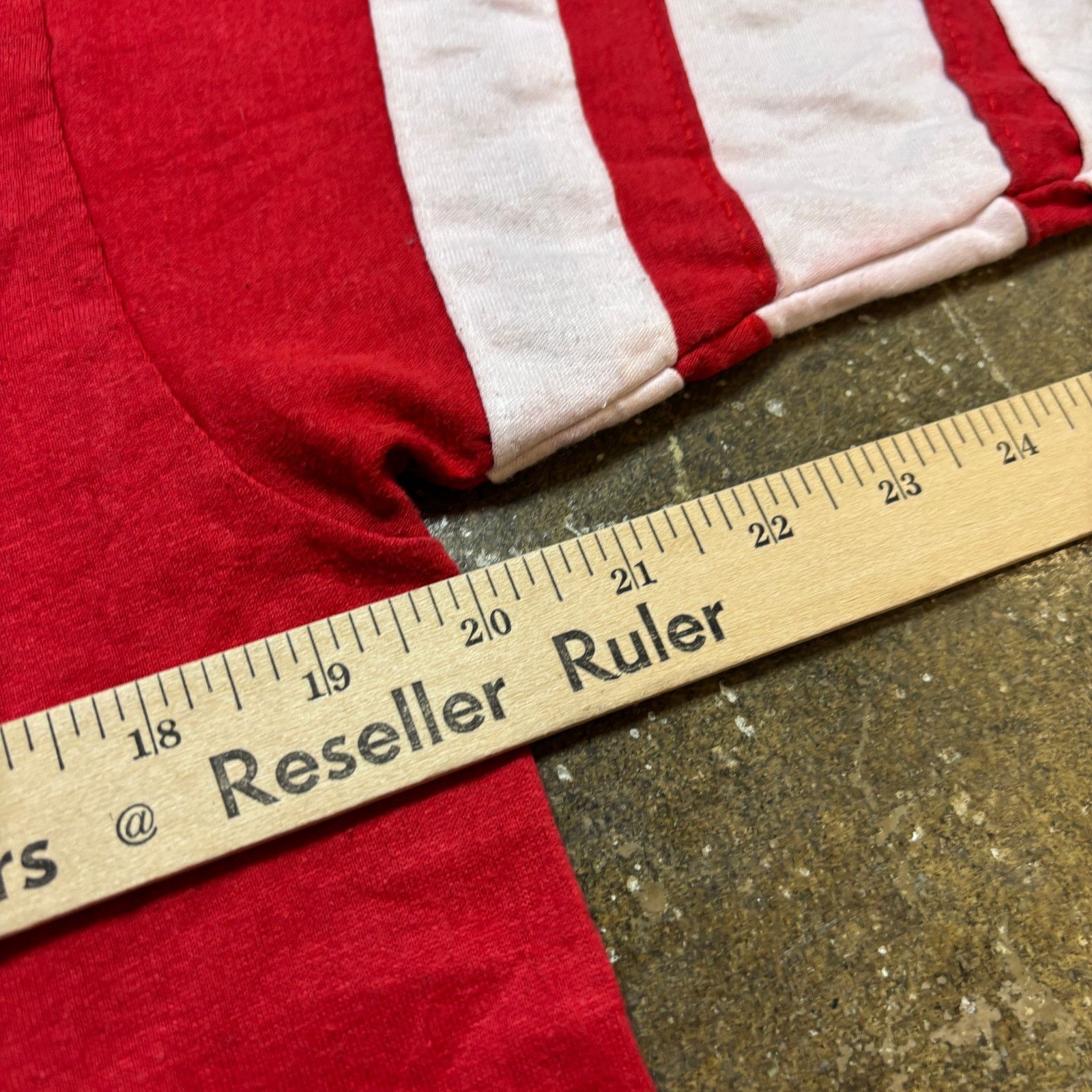 Logo 7 × Vintage Vintage 80s Wapak Redskins High School Single Stitch Shirt M Size US M / EU 48-50 / 2 - 4 Thumbnail