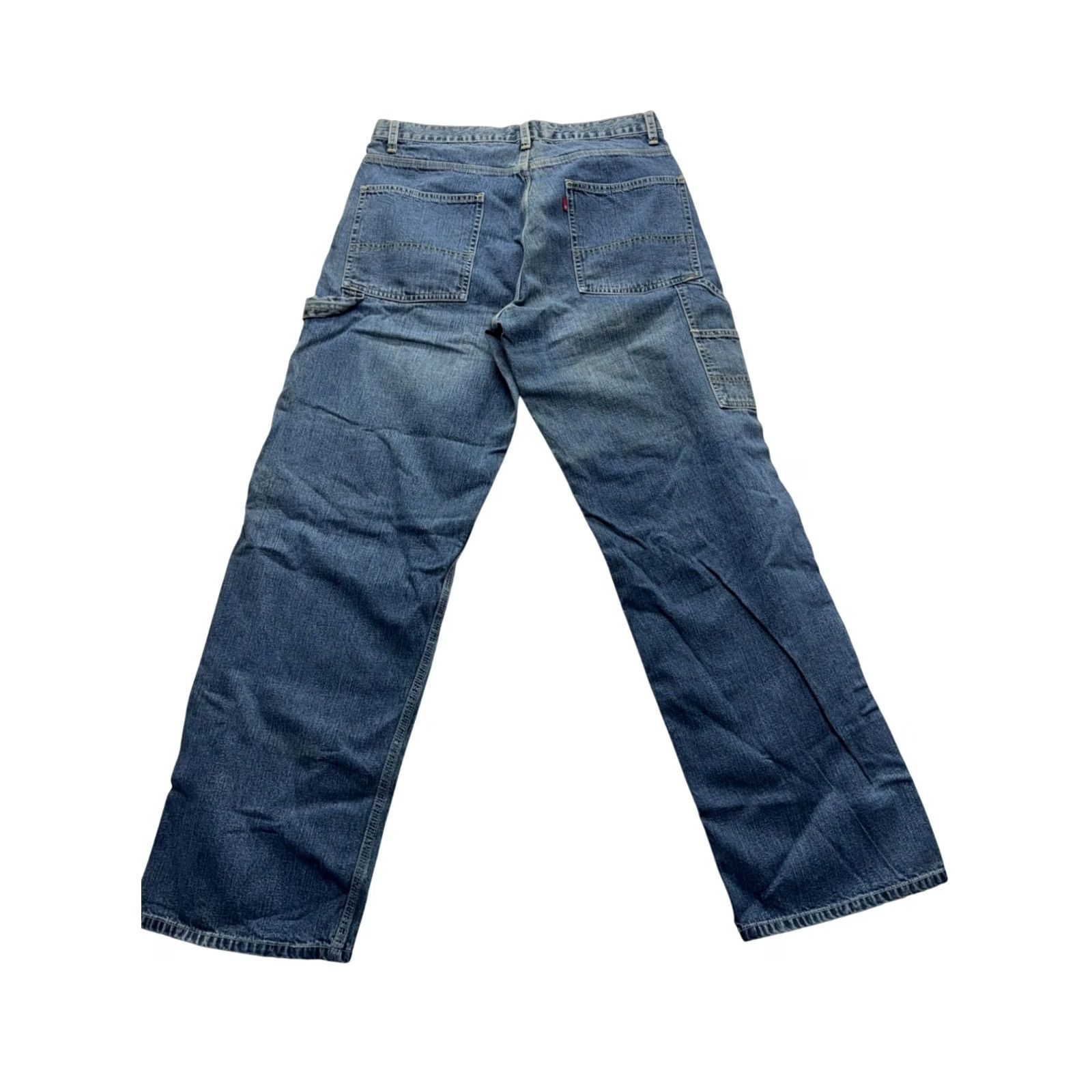 Vintage Levi’s Carpenter Jeans Men’s 36x34 Blue Straight 42 1/2in Length Inseam 32in Waist 16in Pre-Owned Like New Mens Size US 36 / EU 52 - 2 Thumbnail