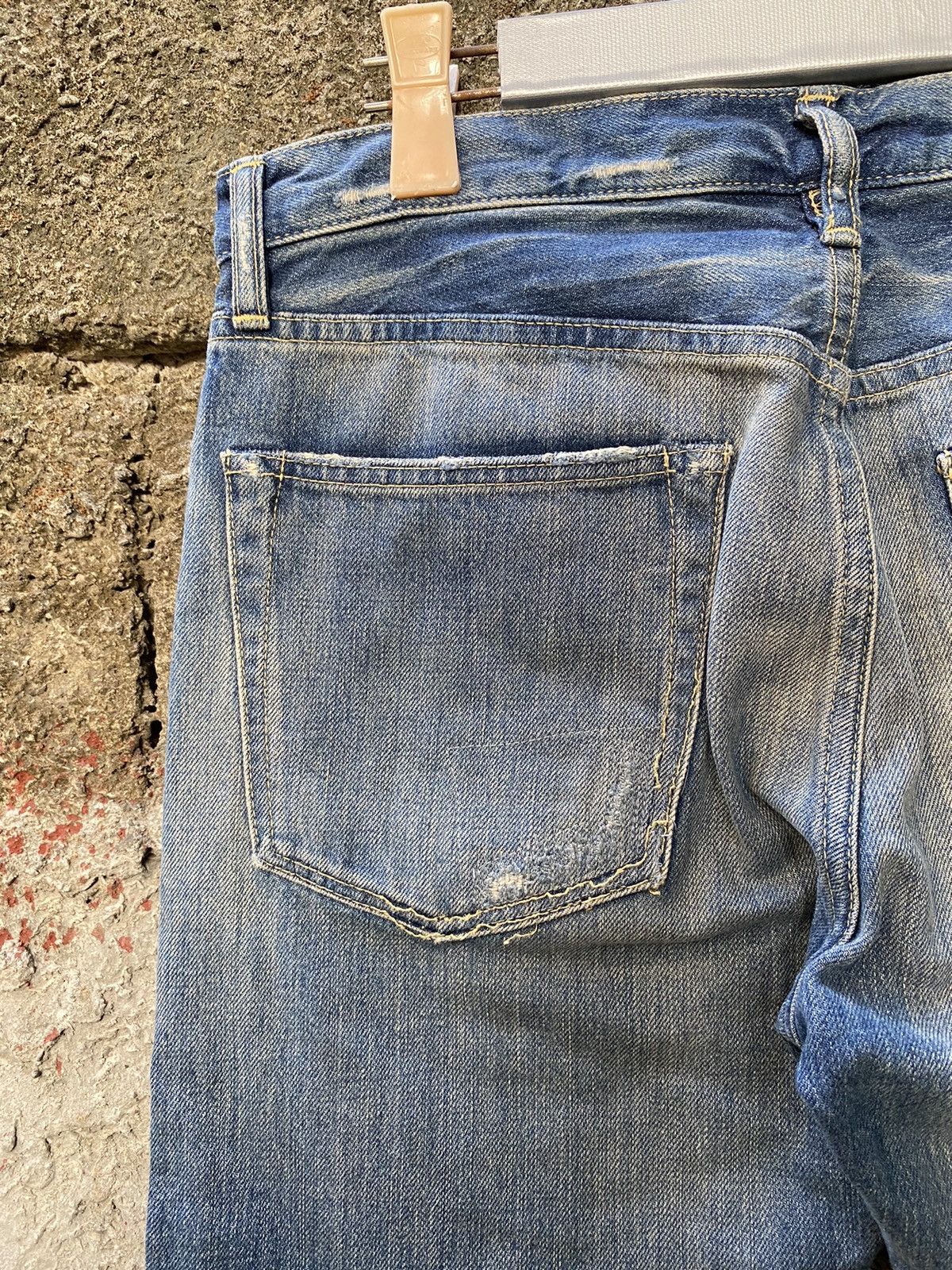 Hysteric Glamour Ripped Selvedge Jeans Size US 30 / EU 46 - 10 Thumbnail