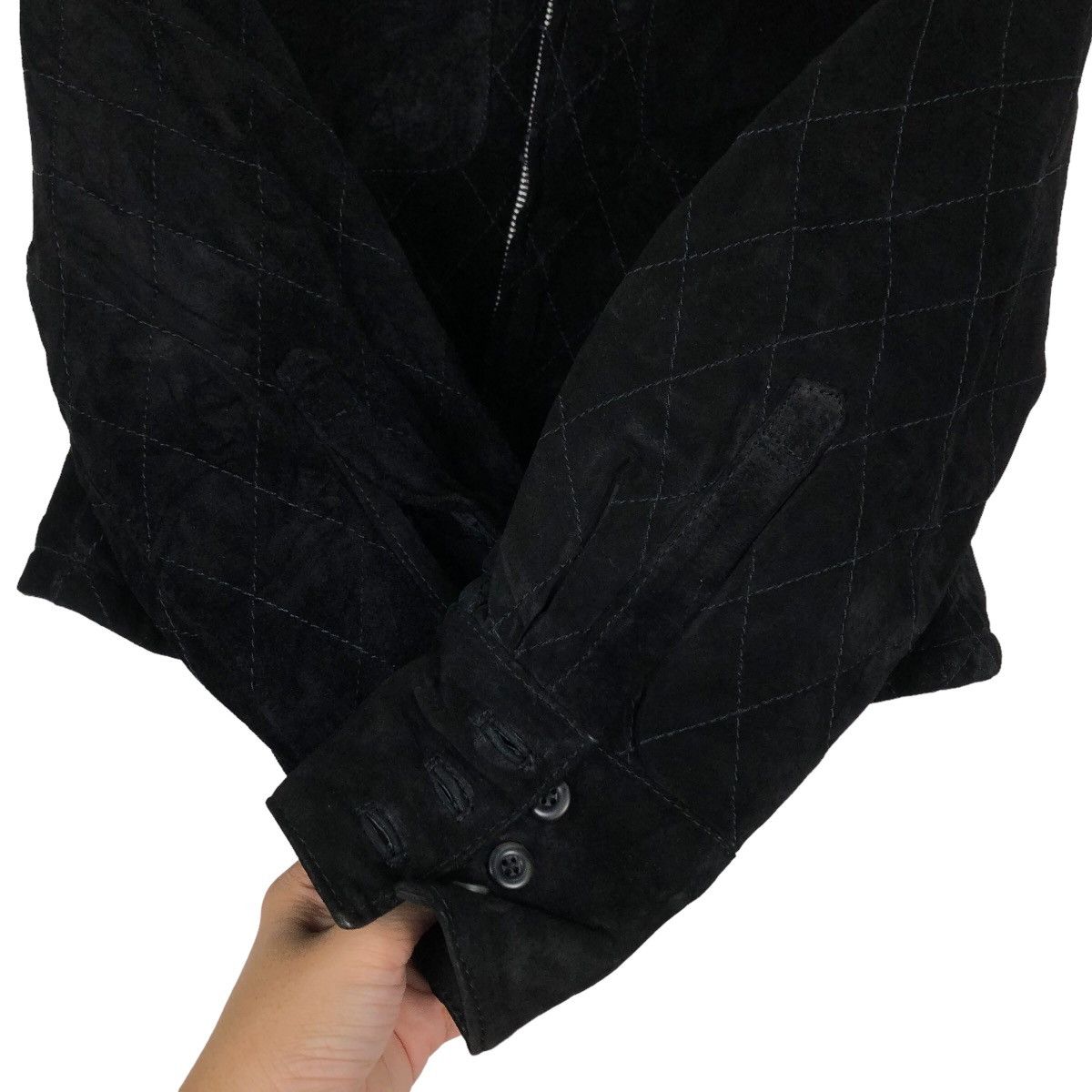 Japanese Brand 🔥Vtg Cropped Leather Jacket Biker Home Made Pelle Pelle Size US M / EU 48-50 / 2 - 13 Thumbnail