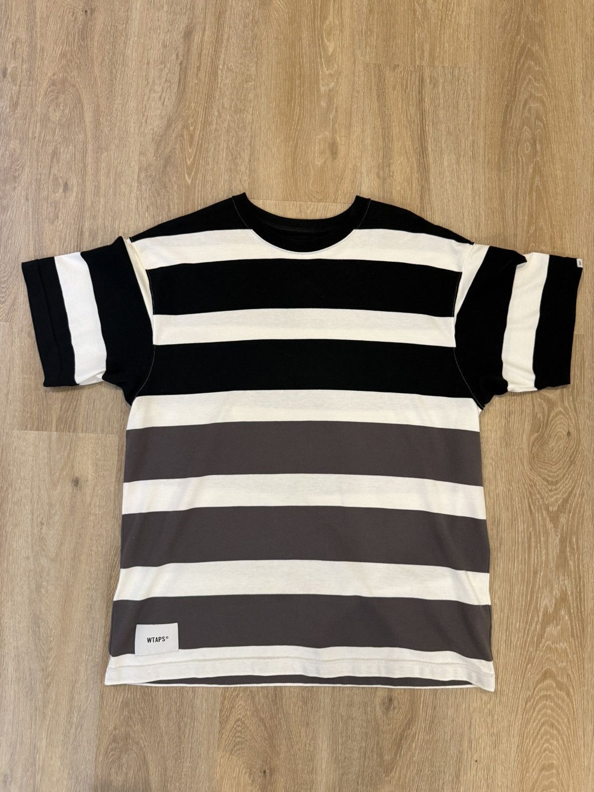 Wtaps WTAPS Lane Stripe T-Shirt Size US M / EU 48-50 / 2 - 1 Thumbnail