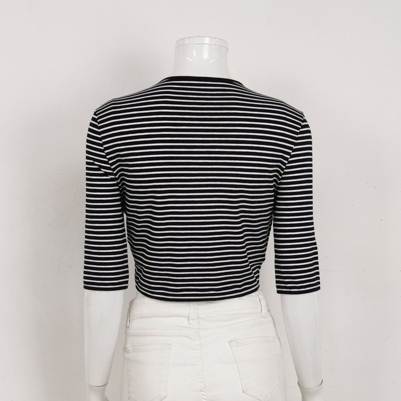 Prada Prada Striped Logo Cotton T. Size M / US 6-8 / IT 42-44 - 2 Thumbnail