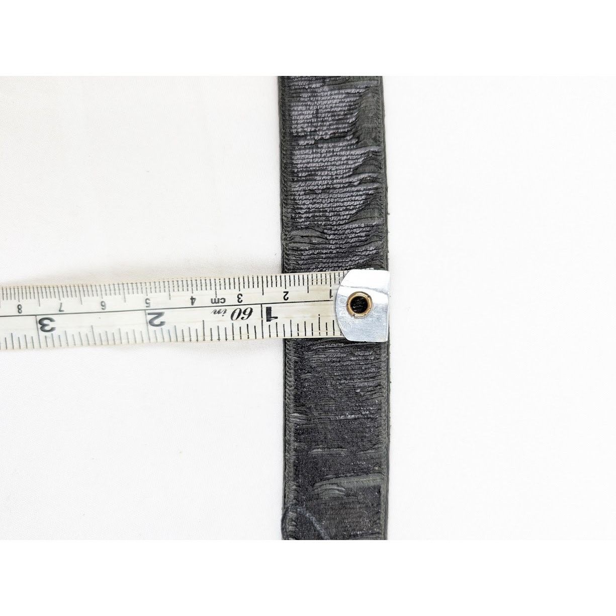 Saint Laurent Paris o1rshd1 Size: 90 CM / Distressed Python Belt in Black Size 36 - 13 Thumbnail