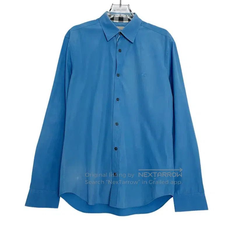 Burberry Burberry Blue Cotton Women's Shirt. Size M / US 6-8 / IT 42-44 - 1 Thumbnail