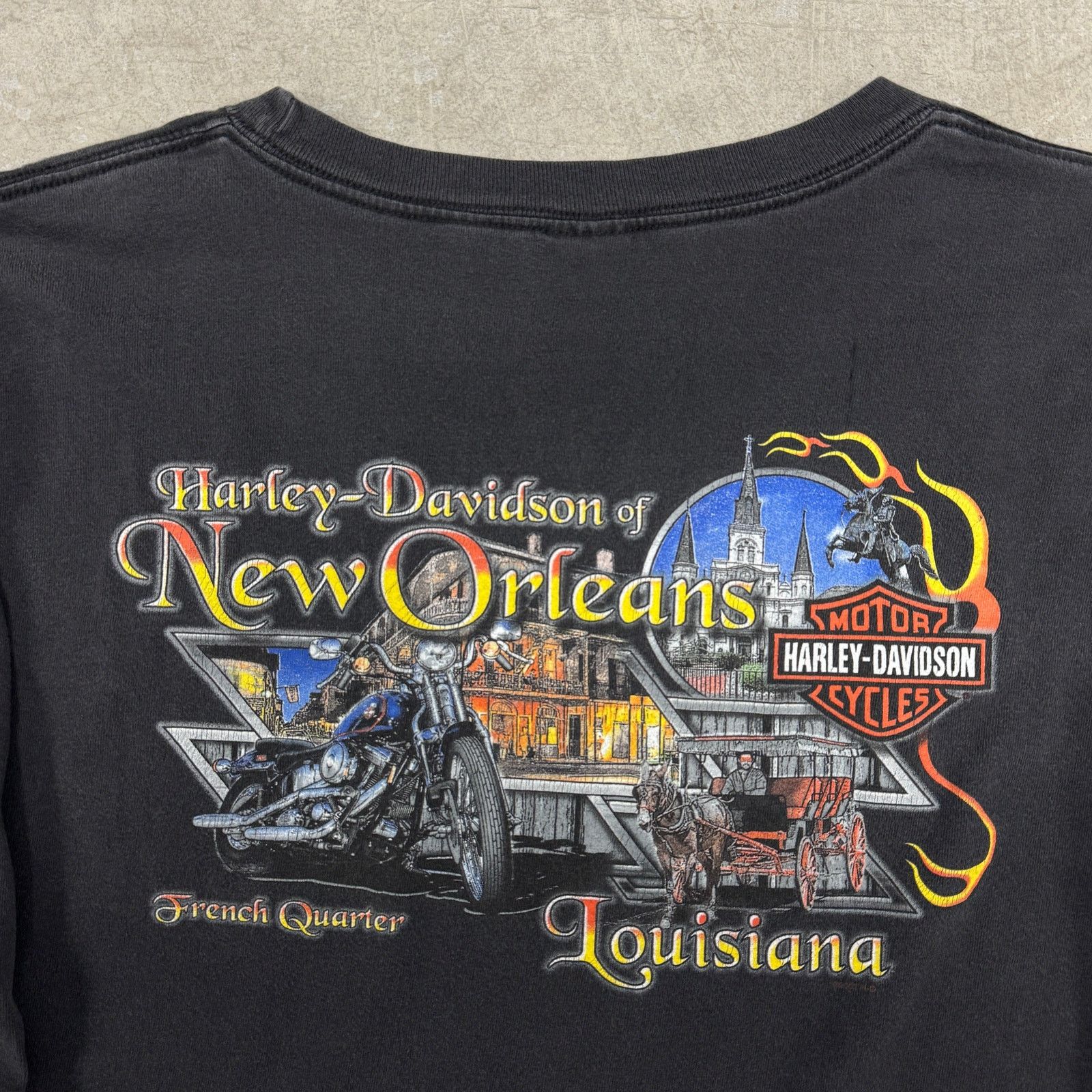 Harley Davidson Vintage Harley Davidson Longsleeve Size US XL / EU 56 / 4 - 4 Thumbnail