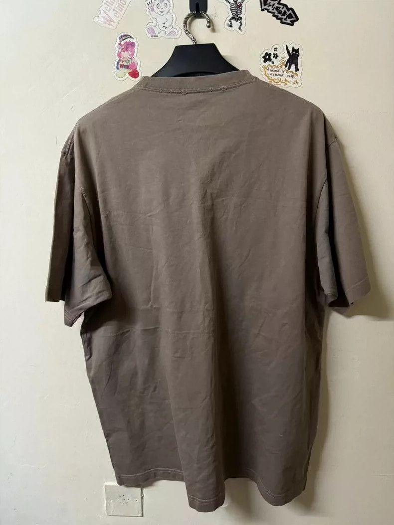 Balenciaga Balenciaga Khaki Destroy Logo Design Short Sleeve Size US XS / EU 42 / 0 - 2 Thumbnail