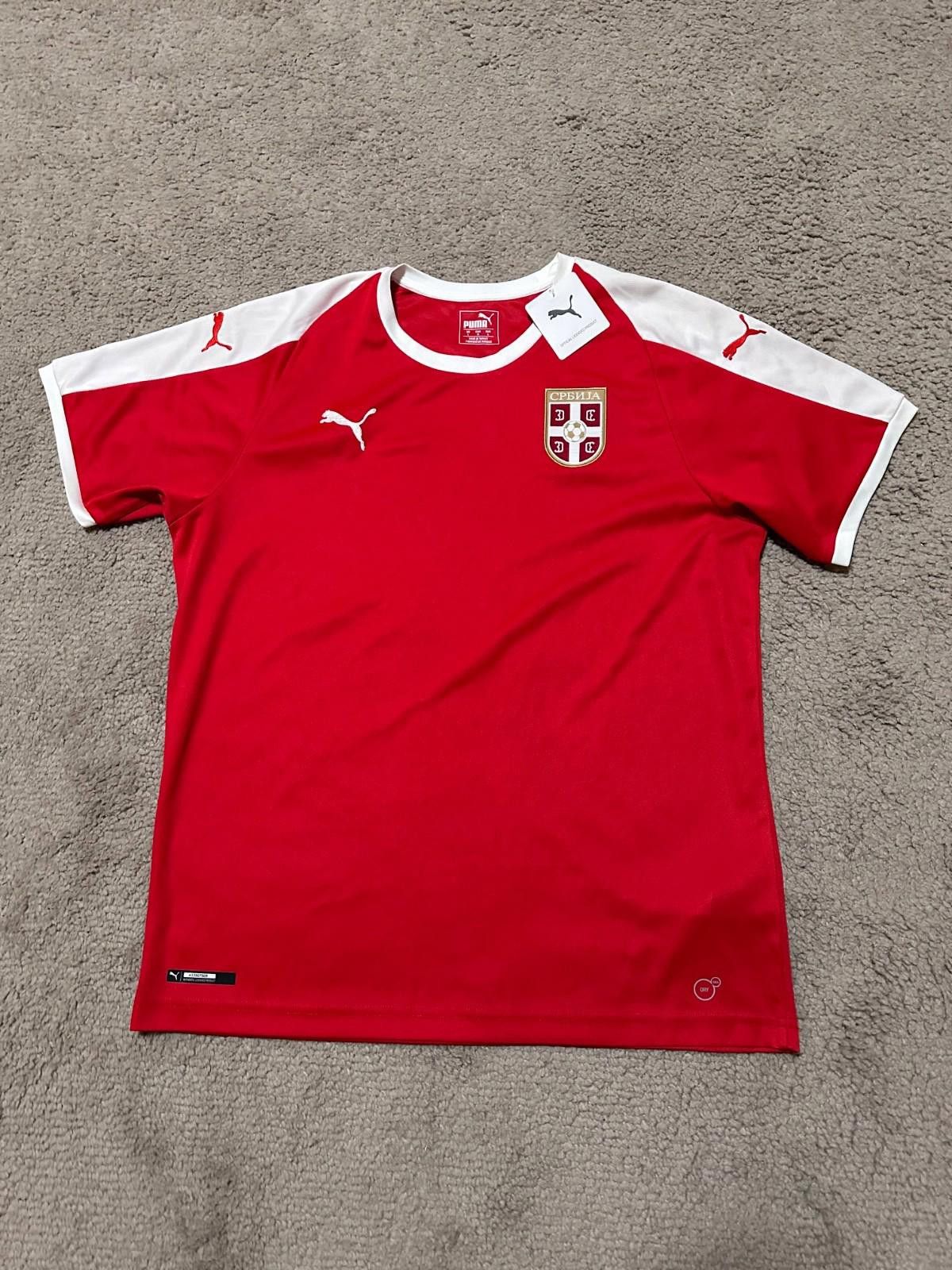 Puma NWT Serbia 2018 2020 Home Football Shirt Soccer Jersey Puma Size ONE SIZE - 1 Thumbnail