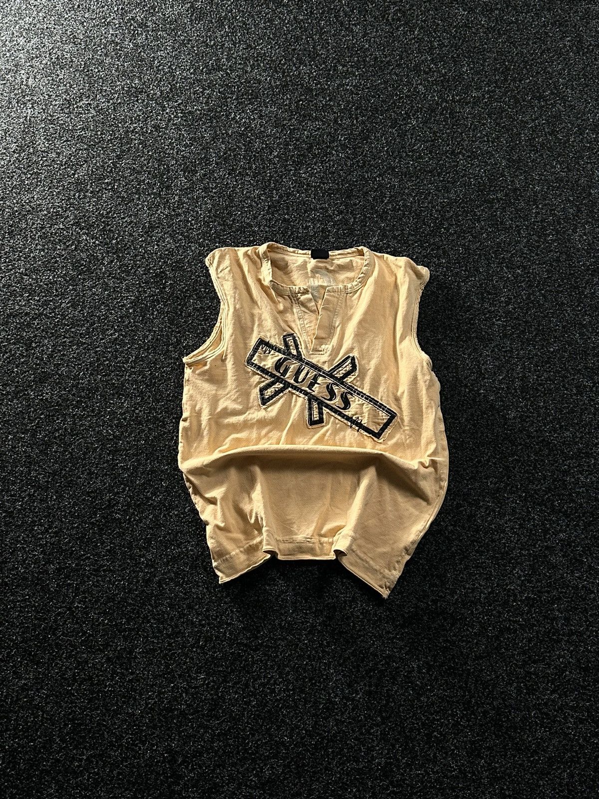 Guess 🚨AVANT-GARDE GUESS TANK MEN Y2k BIG LOGO Size US S / EU 44-46 / 1 - 1 Thumbnail