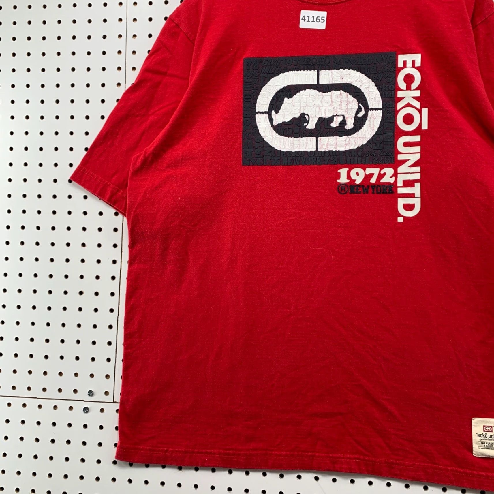 Ecko Unltd. VINTAGE Ecko Rhino Shirt Mens XL Red Hip Hop Short Sleeve Graffiti T-Shirt Size US XL / EU 56 / 4 - 5 Thumbnail