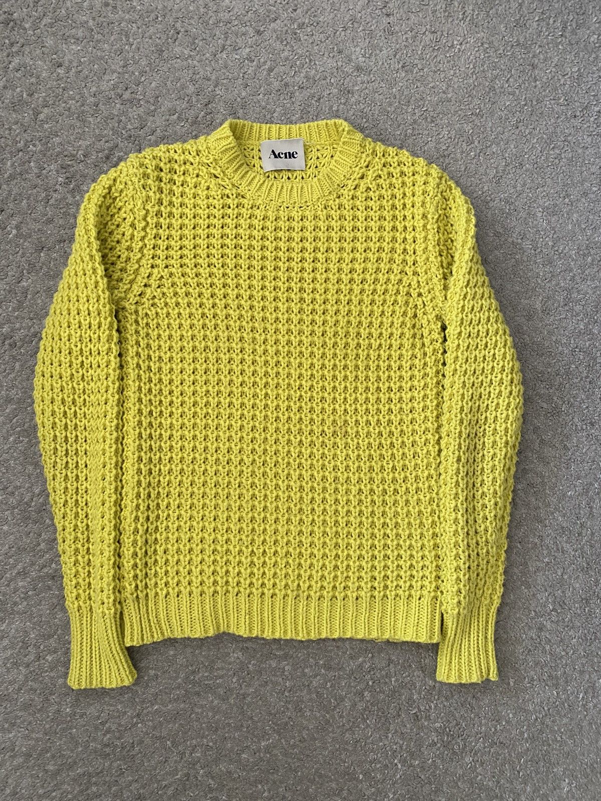 Acne Studios Acne Studios Lina Pineapple PAW12 Wool Waffle Knit y2k drip Size US M / EU 48-50 / 2 - 7 Thumbnail