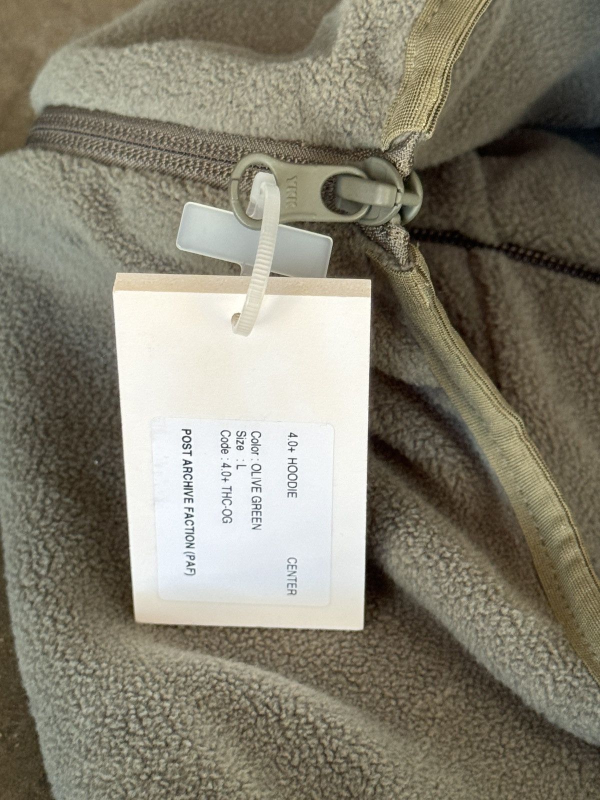 POST ARCHIVE FACTION (PAF) PAF Post Archive Faction 4.0+ Center Hoodie Green Size US L / EU 52-54 / 3 - 7 Thumbnail