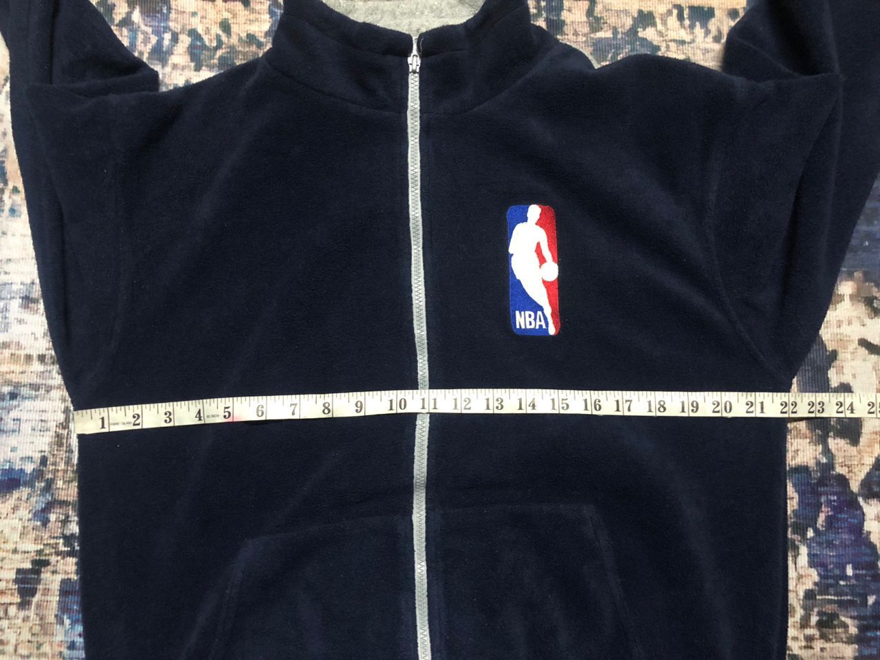NBA Vintage NBA Big Logo Fleece Zipper Jacket Size US M / EU 48-50 / 2 - 16 Thumbnail