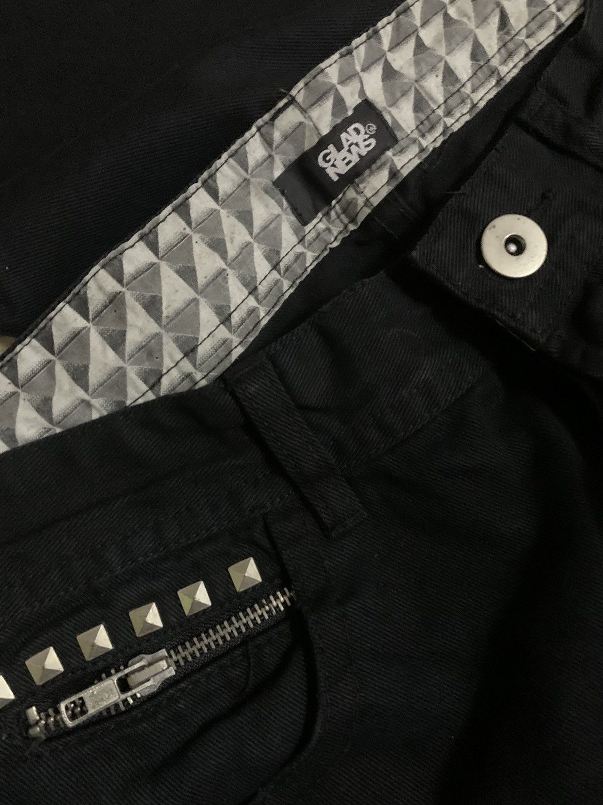 Hysteric Glamour 💥Vintage Japanese Brand Gothic Gladnews Ripped Pant Size US 31 - 5 Thumbnail