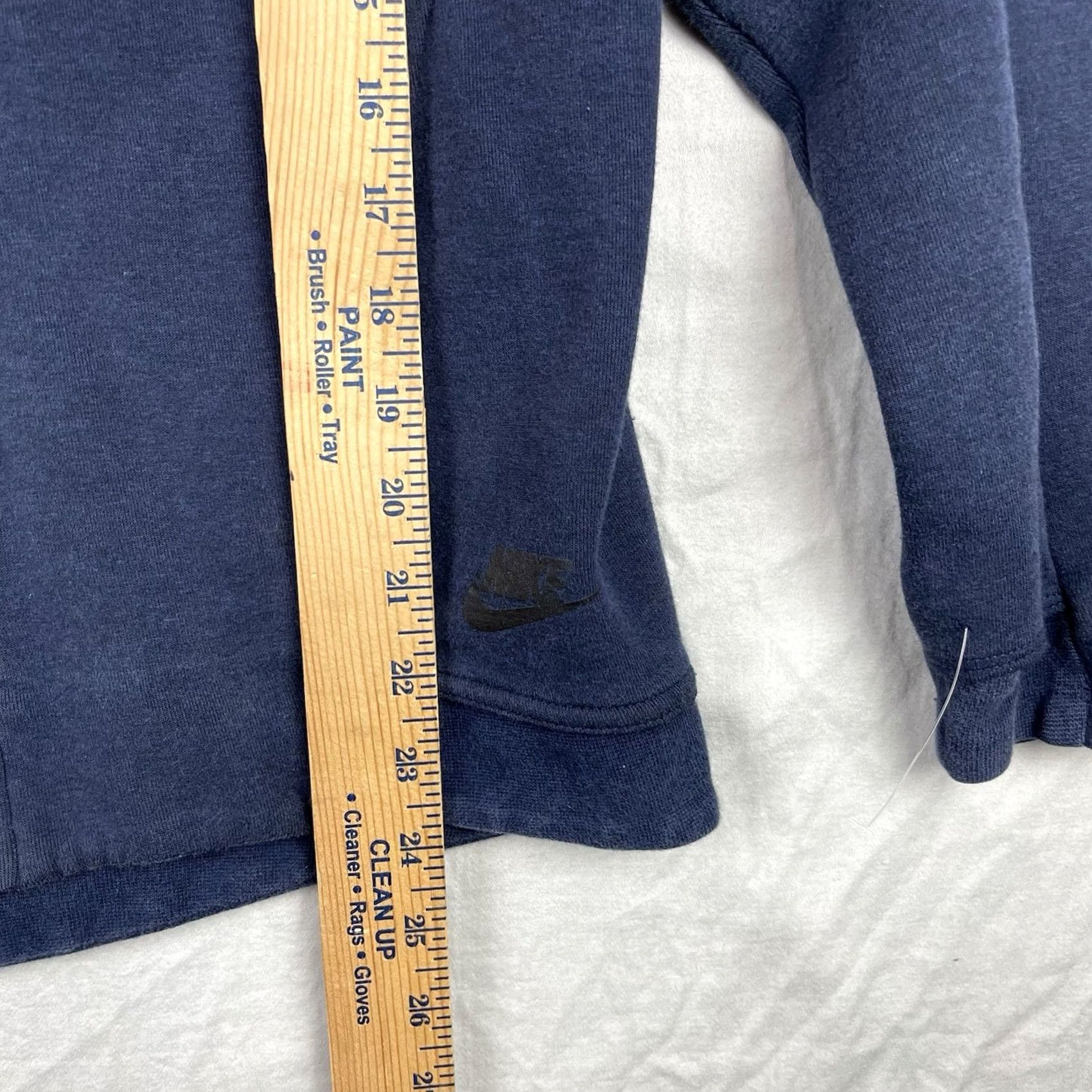 Nike Nike Hoodie Womens Small Tech Fleece Jacket Full Zip 806329-473 Navy Blue Size S / US 4 / IT 40 - 7 Thumbnail