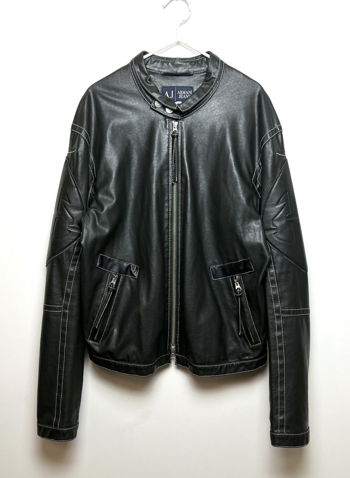 カラーarchive fuga leather jacket japanese